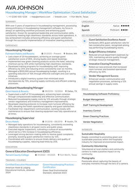 10 Hotel General Manager Resume Examples That Got Jobs for 2026