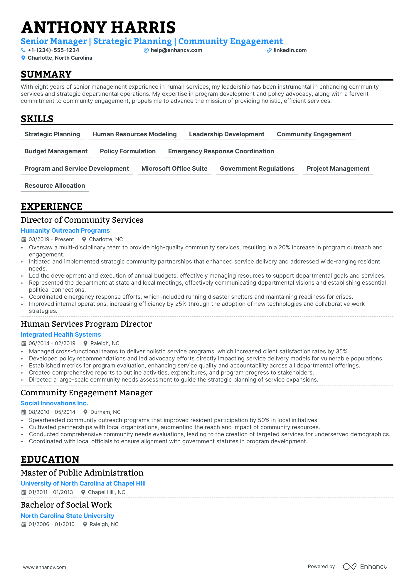 5 Deputy Director Resume Examples & Guide for 2024