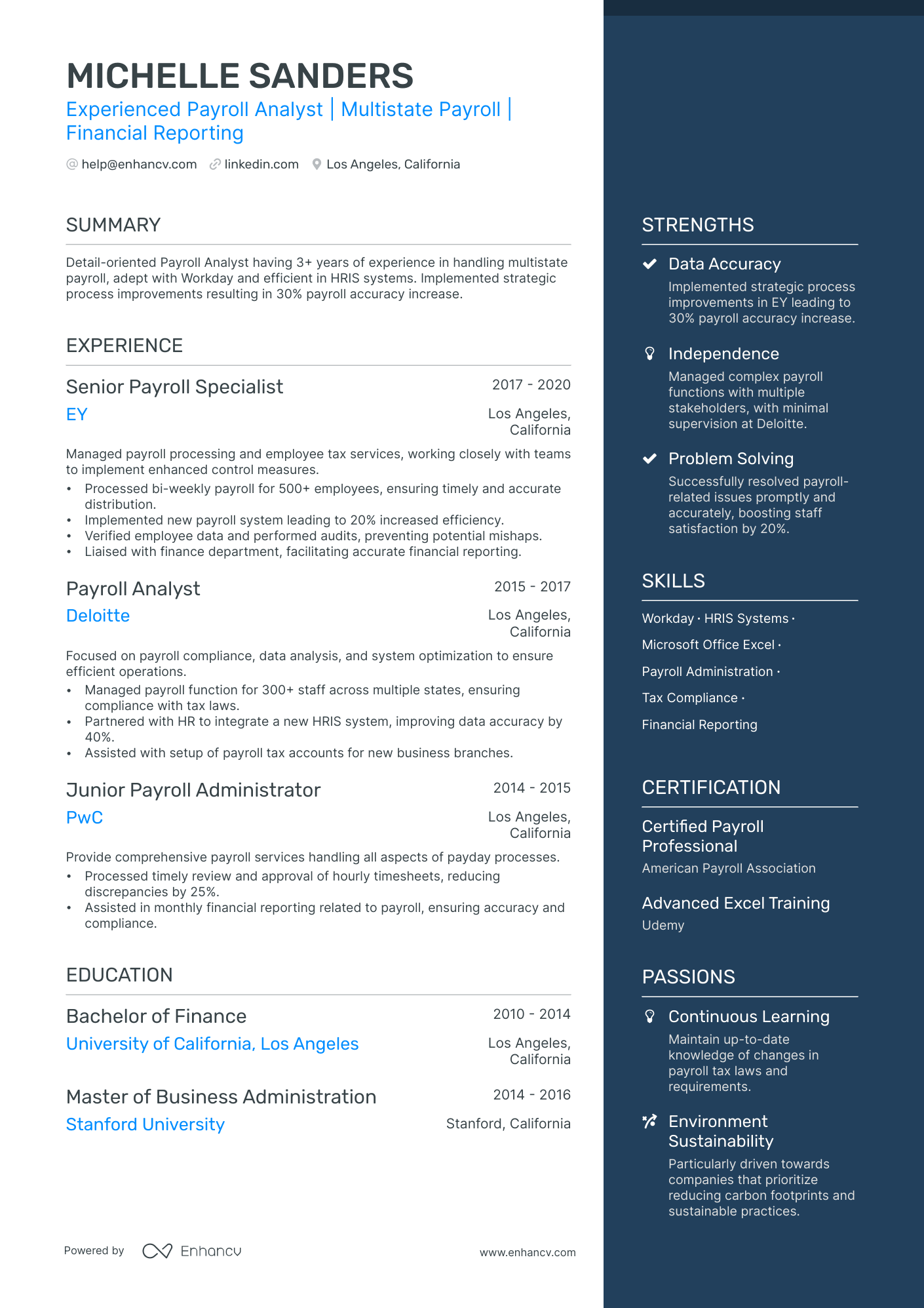 5 Payroll Analyst Resume Examples & Guide for 2024