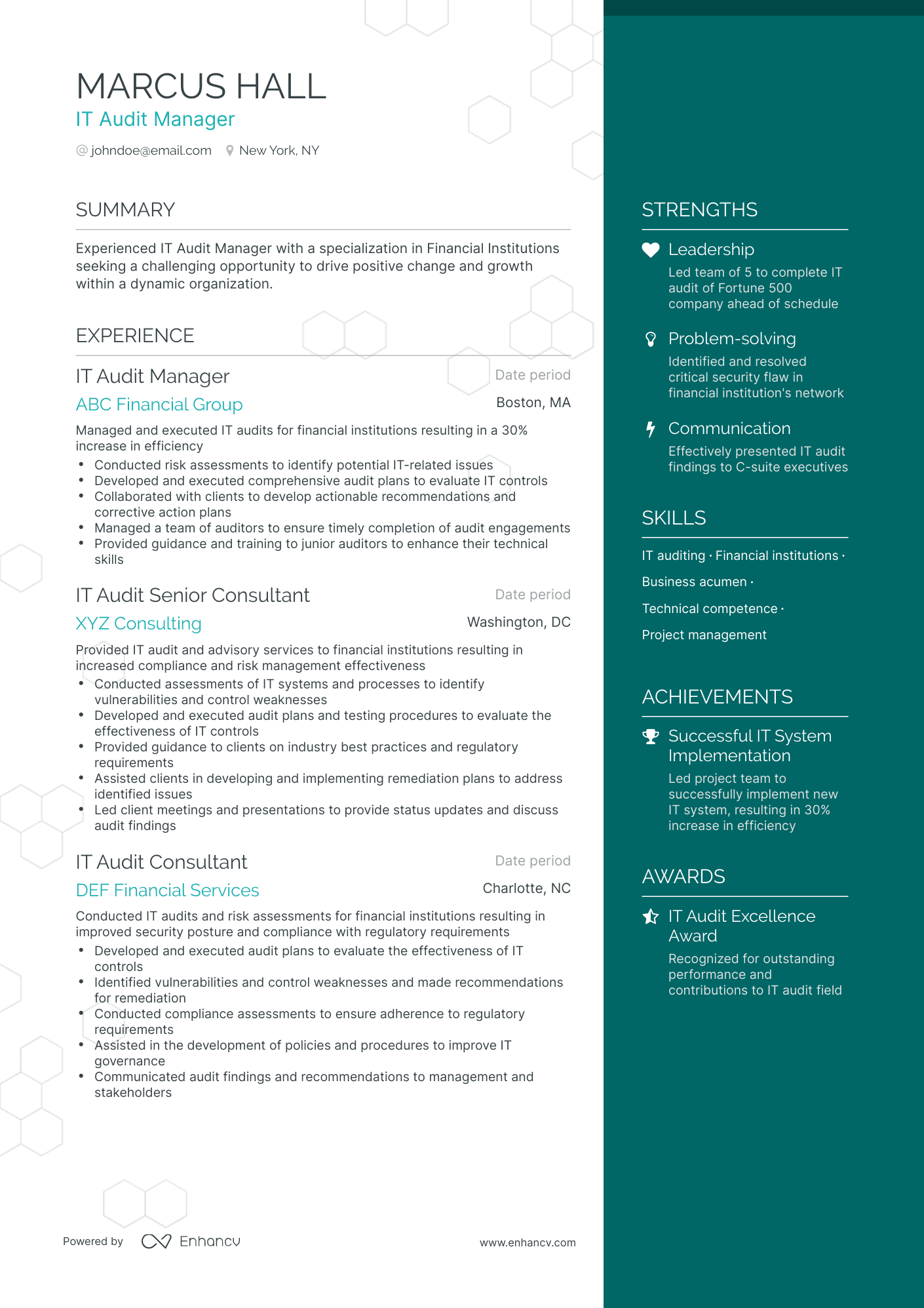 15 Auditor Resume Examples & Guide For 2024