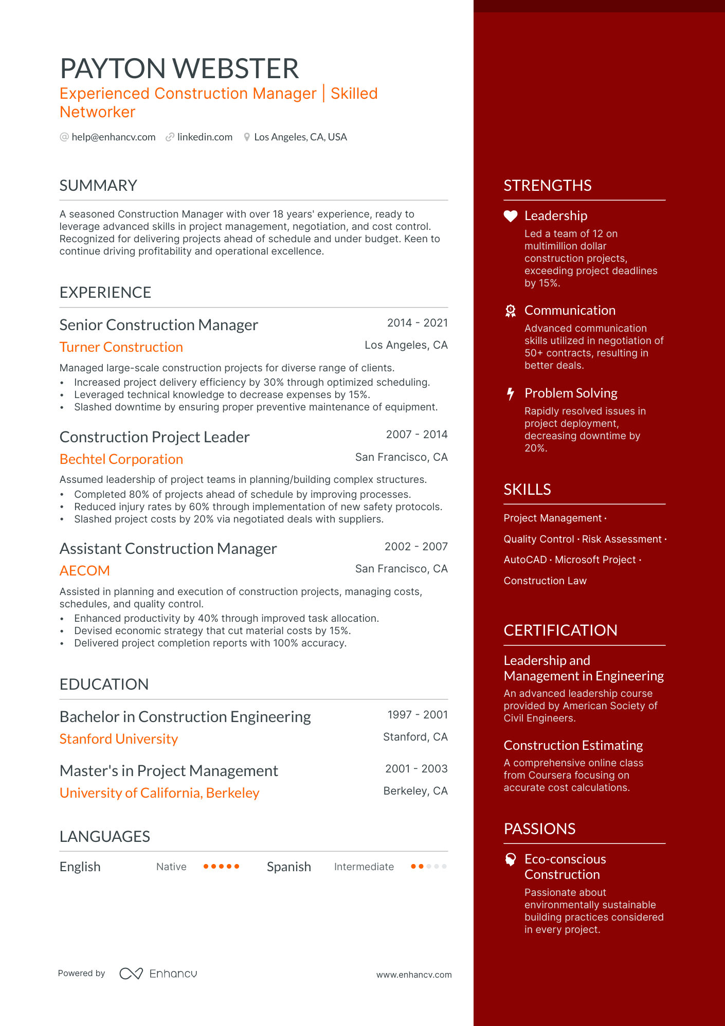 7 Business Owner Resume Examples & Guide for 2024