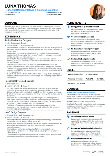 8 Mechanical Engineer Resume Examples & Guide for 2025