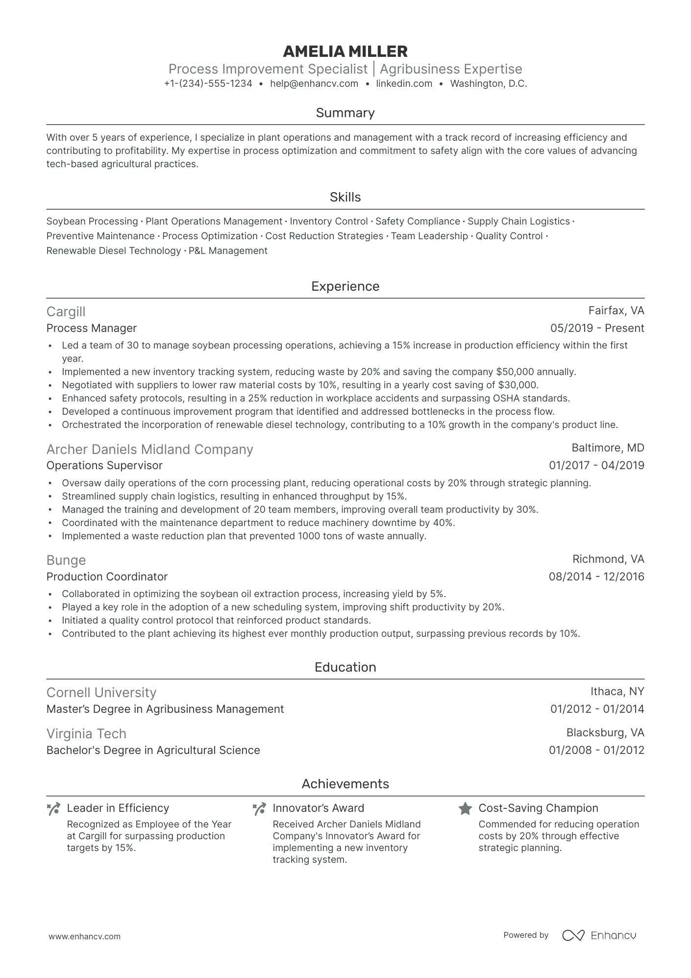 5 Shift Manager Resume Examples & Guide for 2024