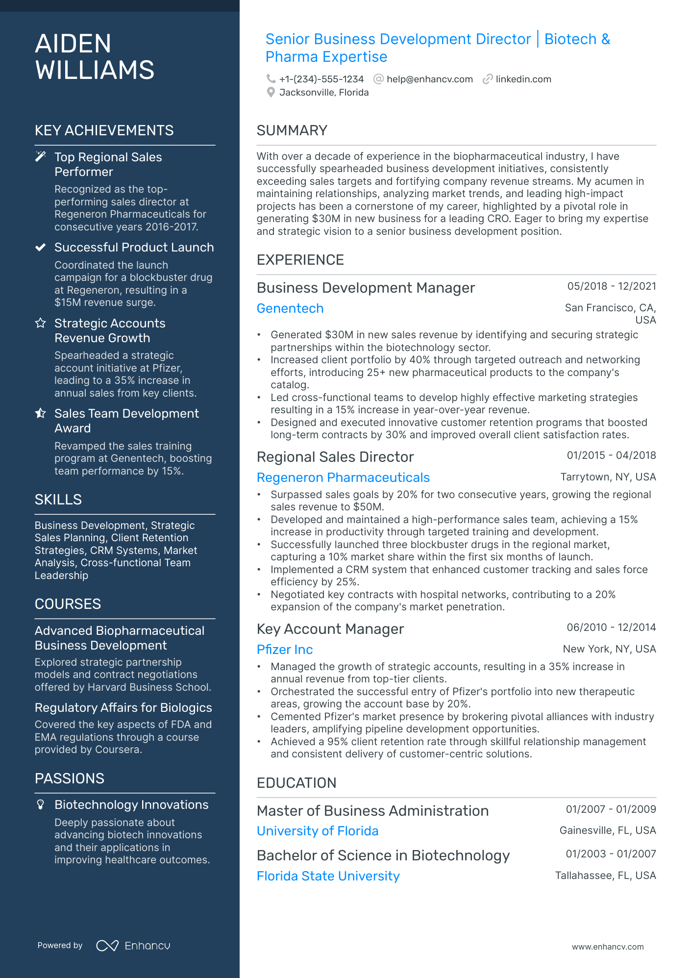 10 Director of Business Development Resume Examples & Guide for 2026
