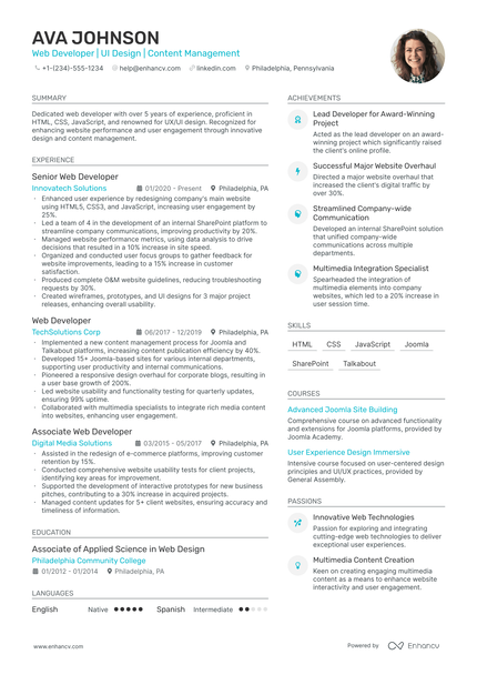 5 Multimedia Designer Resume Examples & Guide for 2024