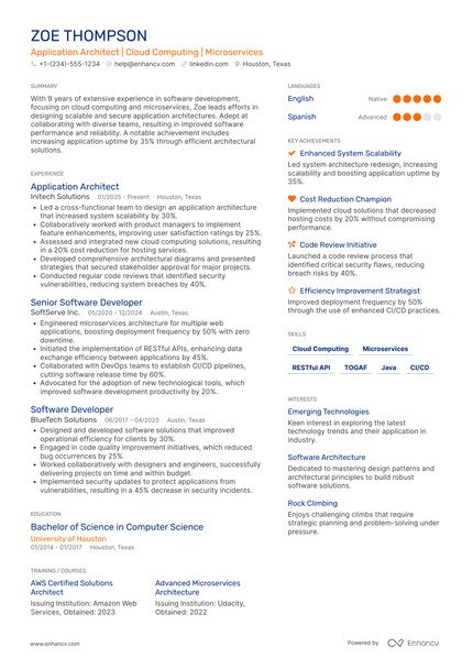 24 Architect Resume Examples & Guide for 2026