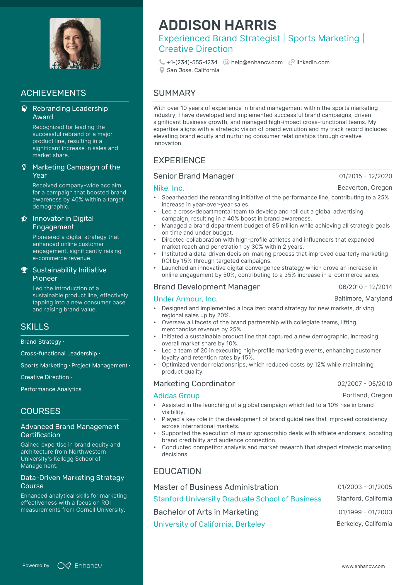 5 Brand Director Resume Examples & Guide for 2024