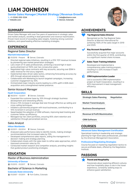 23 Sales Manager Resume Examples & Guide for 2024