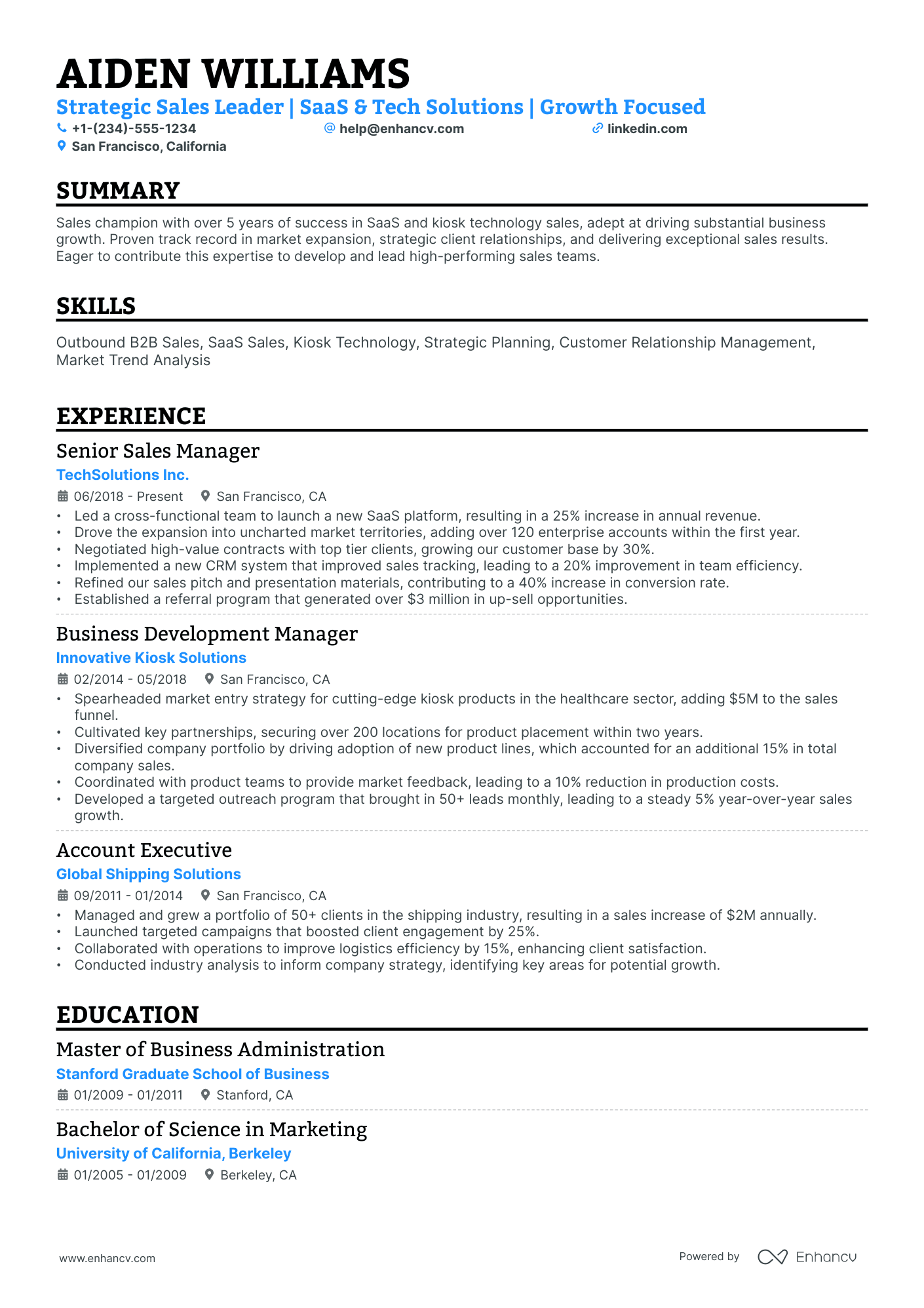 10 National Sales Manager Resume Examples & Guide for 2026