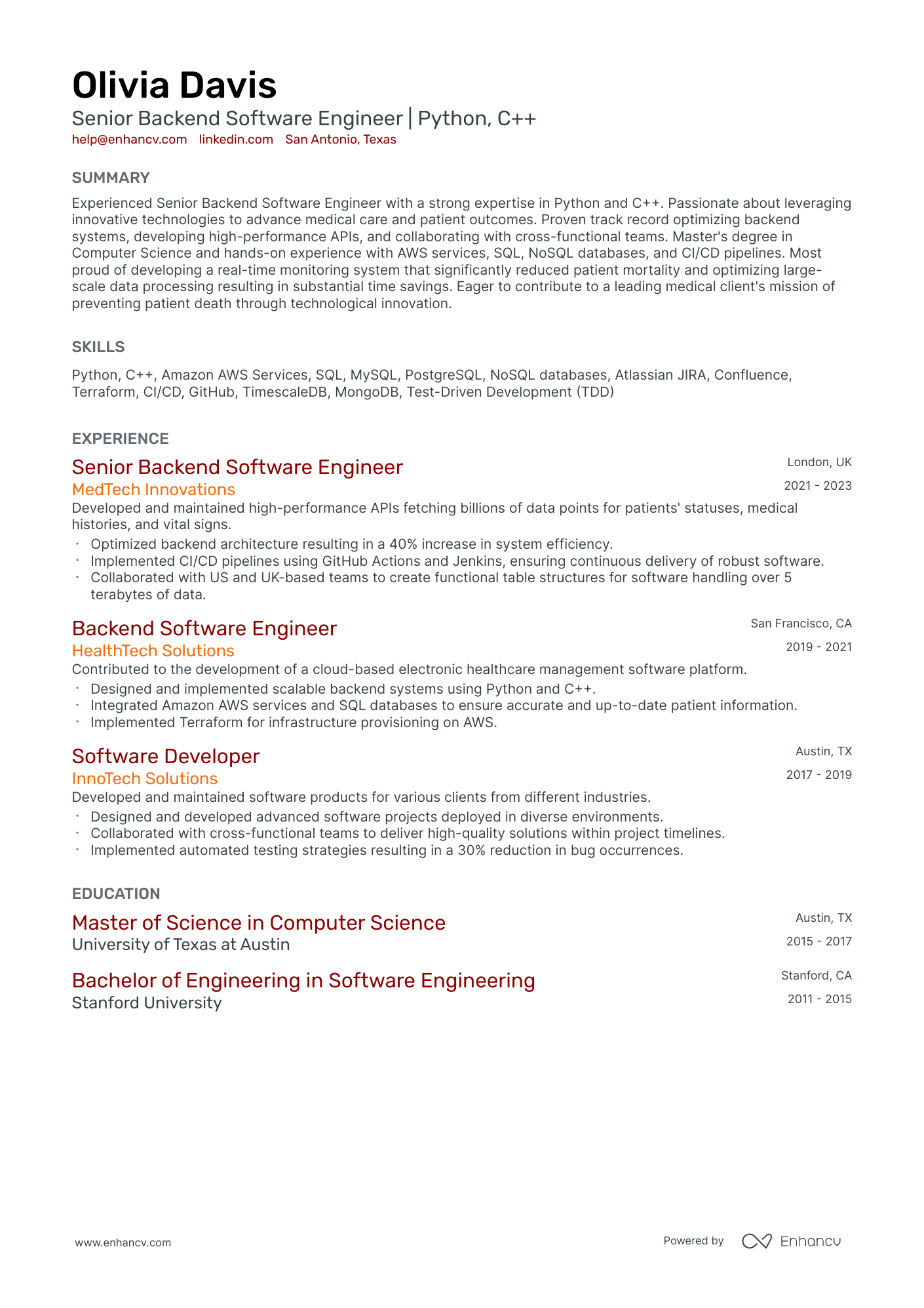 10 Platform Engineer Resume Examples & Guide for 2026