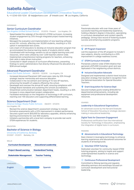 Compact Resume Template