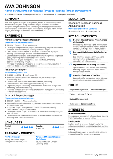 15 Administrative Manager Resume Examples That Got Jobs for 2026