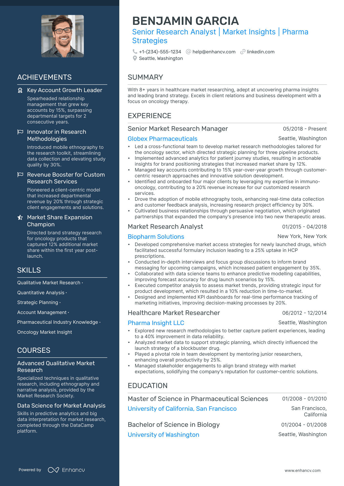 5 Research Director Resume Examples & Guide for 2024