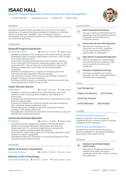 5 Nonprofit Program Manager Resume Examples & Guide for 2024