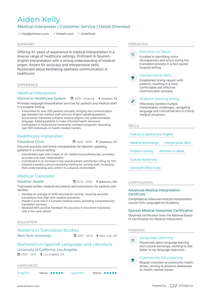 5 Medical Interpreter Resume Examples Guide For 2024   AHR0cHM6Ly9jZG4uZW5oYW5jdi5jb20vcHJlZGVmaW5lZC1leGFtcGxlcy9TdENVNDZPM2pwMU1lUDZYVjdUZ1NUSEZoSTQyQ0ZzMVRCY2ttd2ppL2ltYWdlLnBuZw~~. 