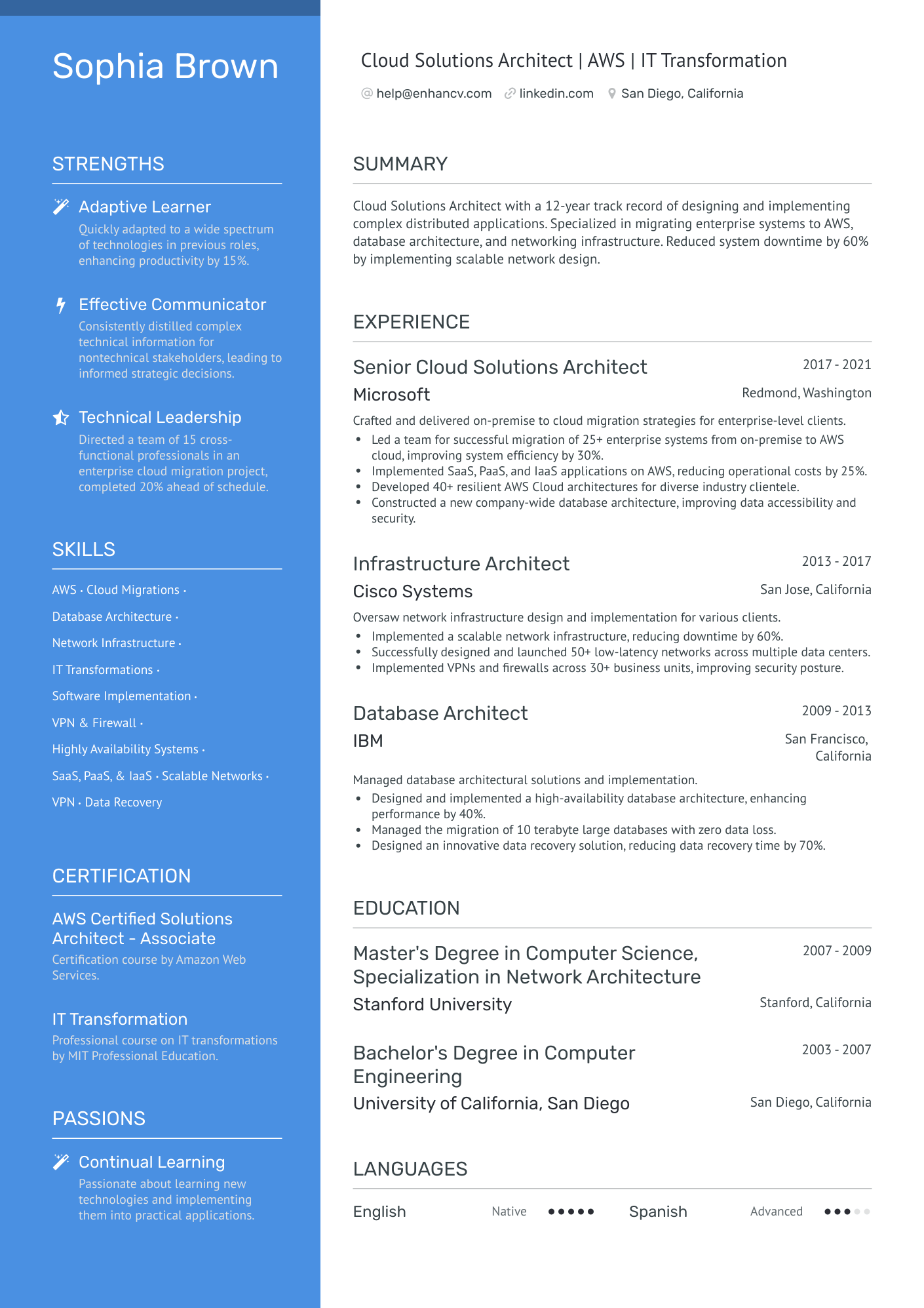 9 AWS Resume Examples & Guide for 2024