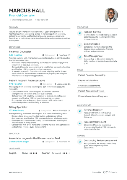 8 Finance Specialist Resume Examples & Guide for 2024