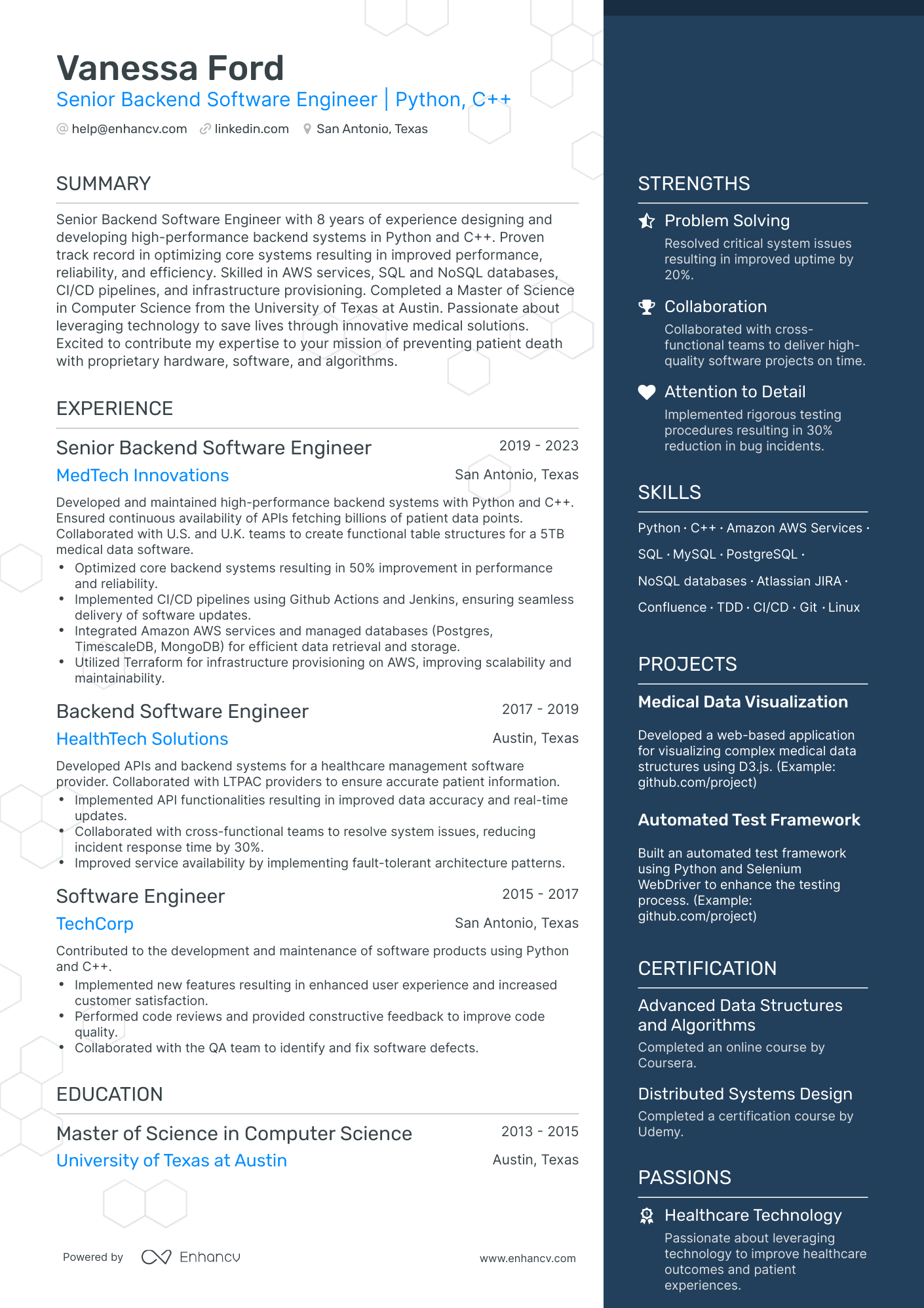 5 Tech Lead Resume Examples & Guide For 2024