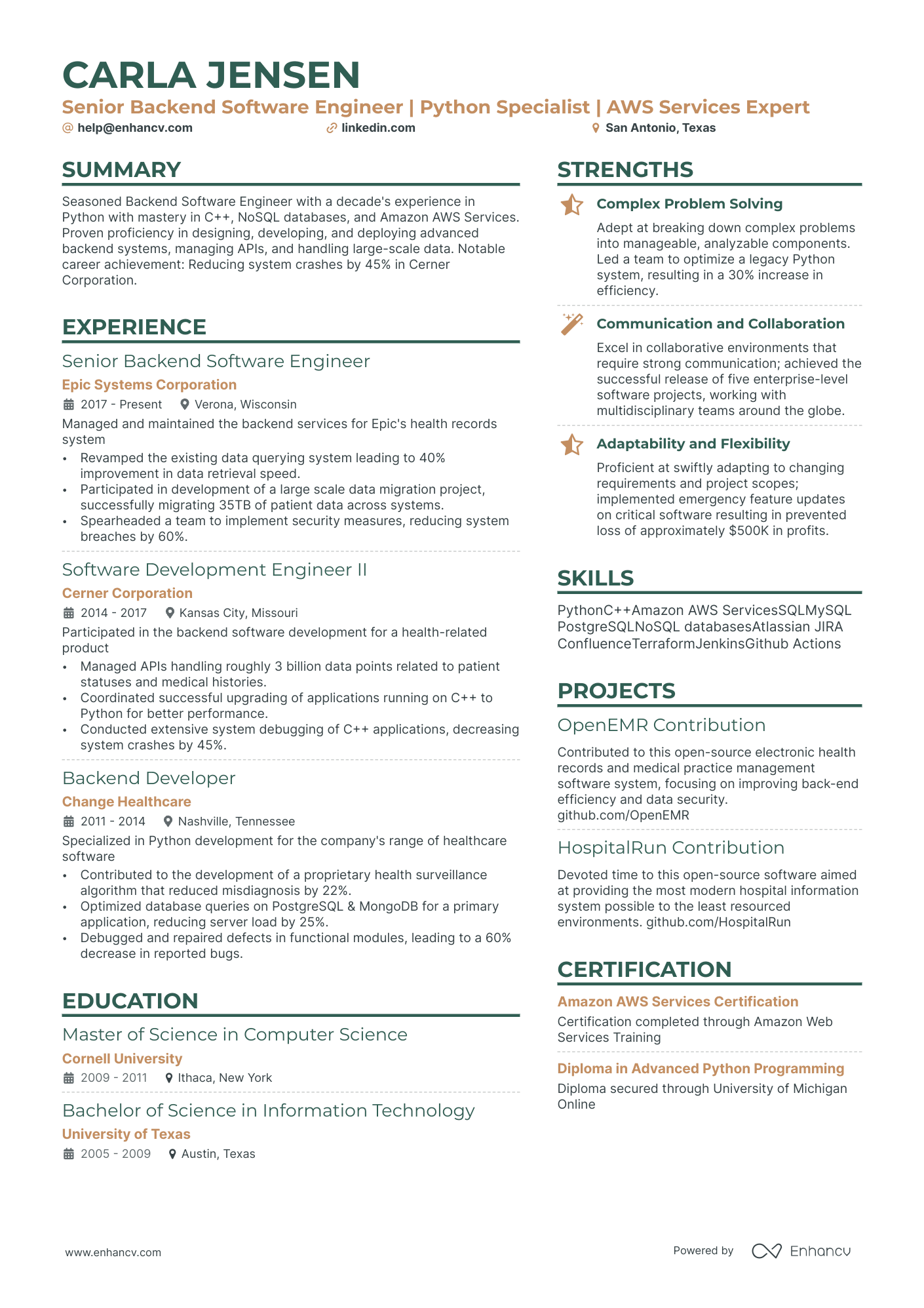 7 Cyber Security Analyst Resume Examples & Guide for 2024