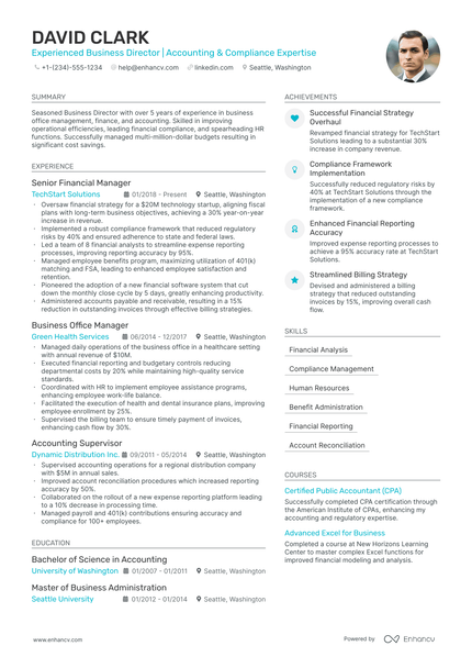 5 Business Director Resume Examples & Guide for 2024