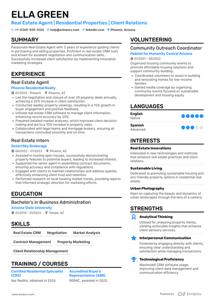 37 Real Estate Agent Resume Examples & Guide for 2026