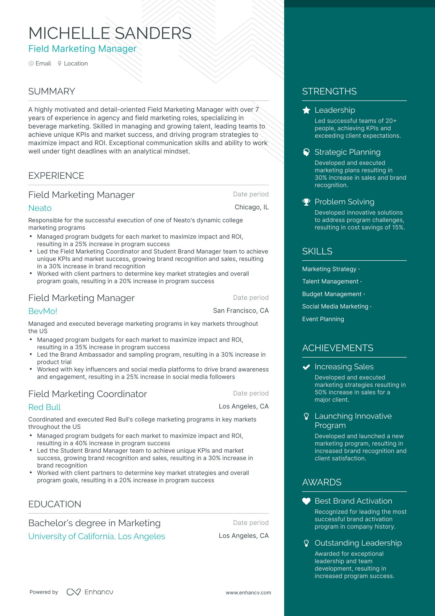 17 Marketing Manager Resume Examples & Guide for 2024