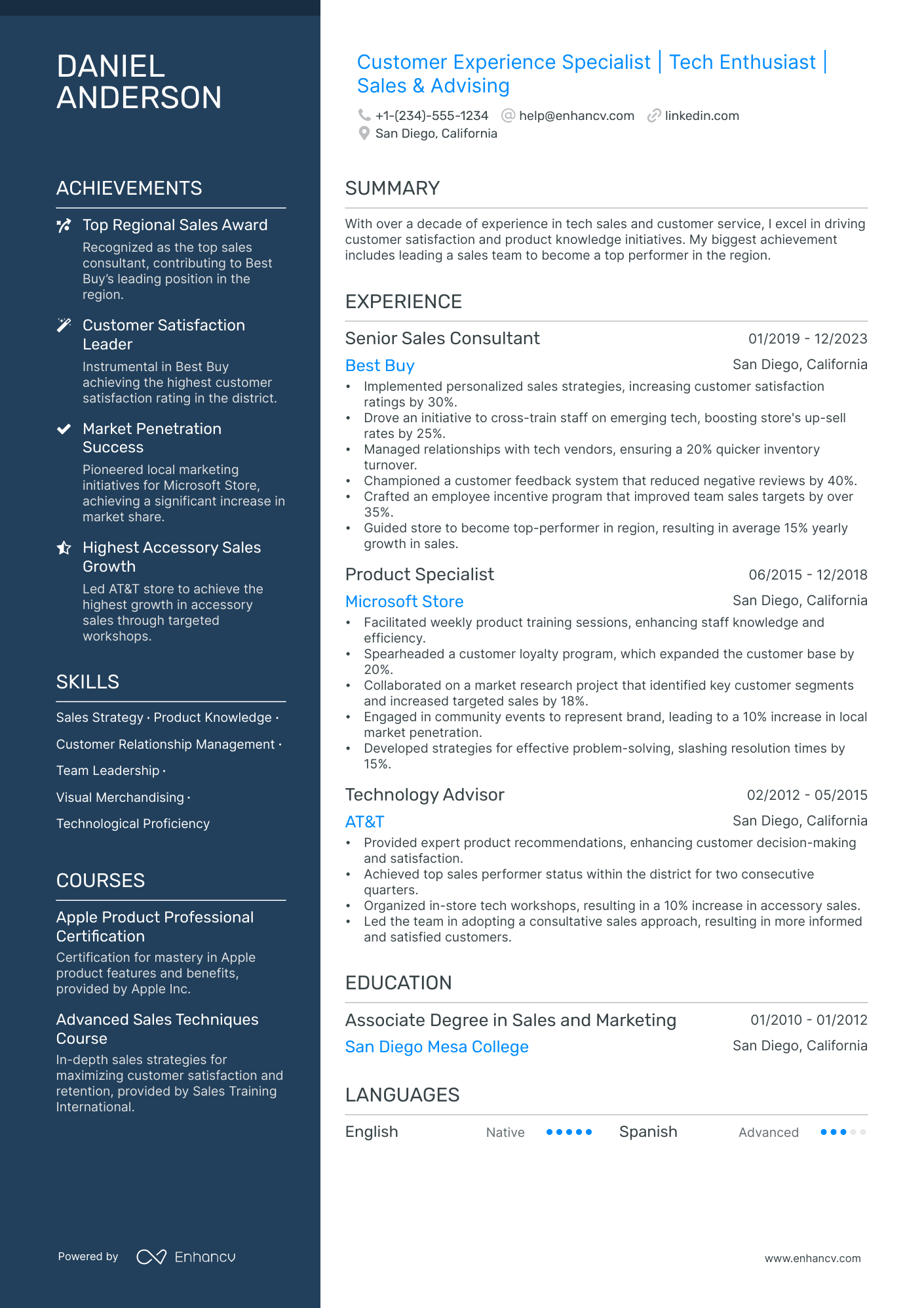 5 Apple Retail Resume Examples & Guide for 2024