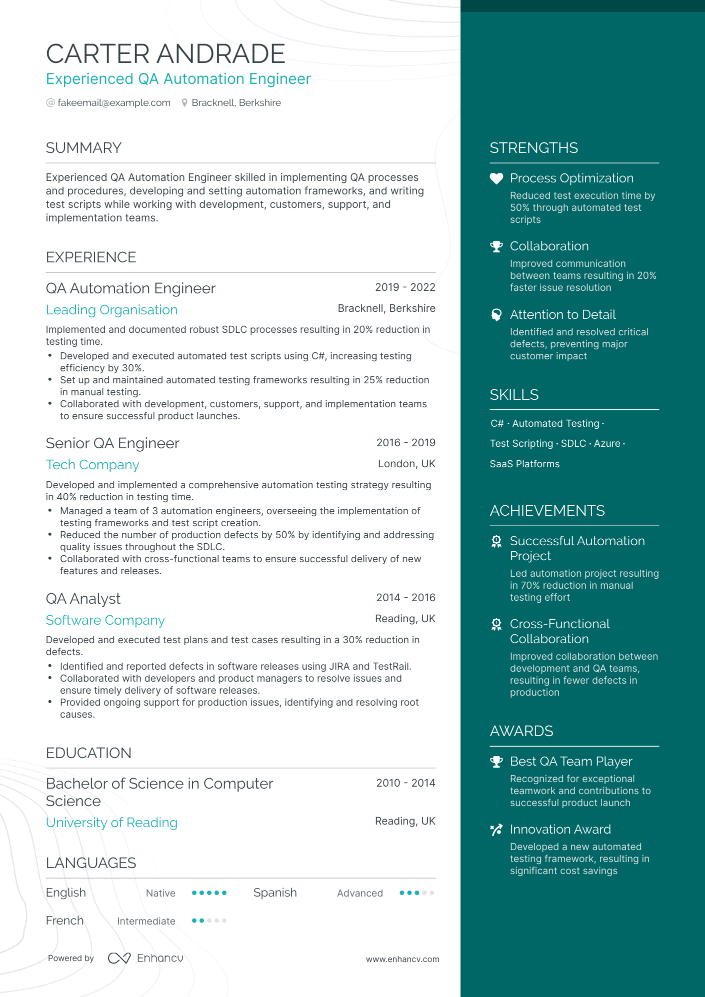 8 QA Tester Resume Examples & Guide for 2024