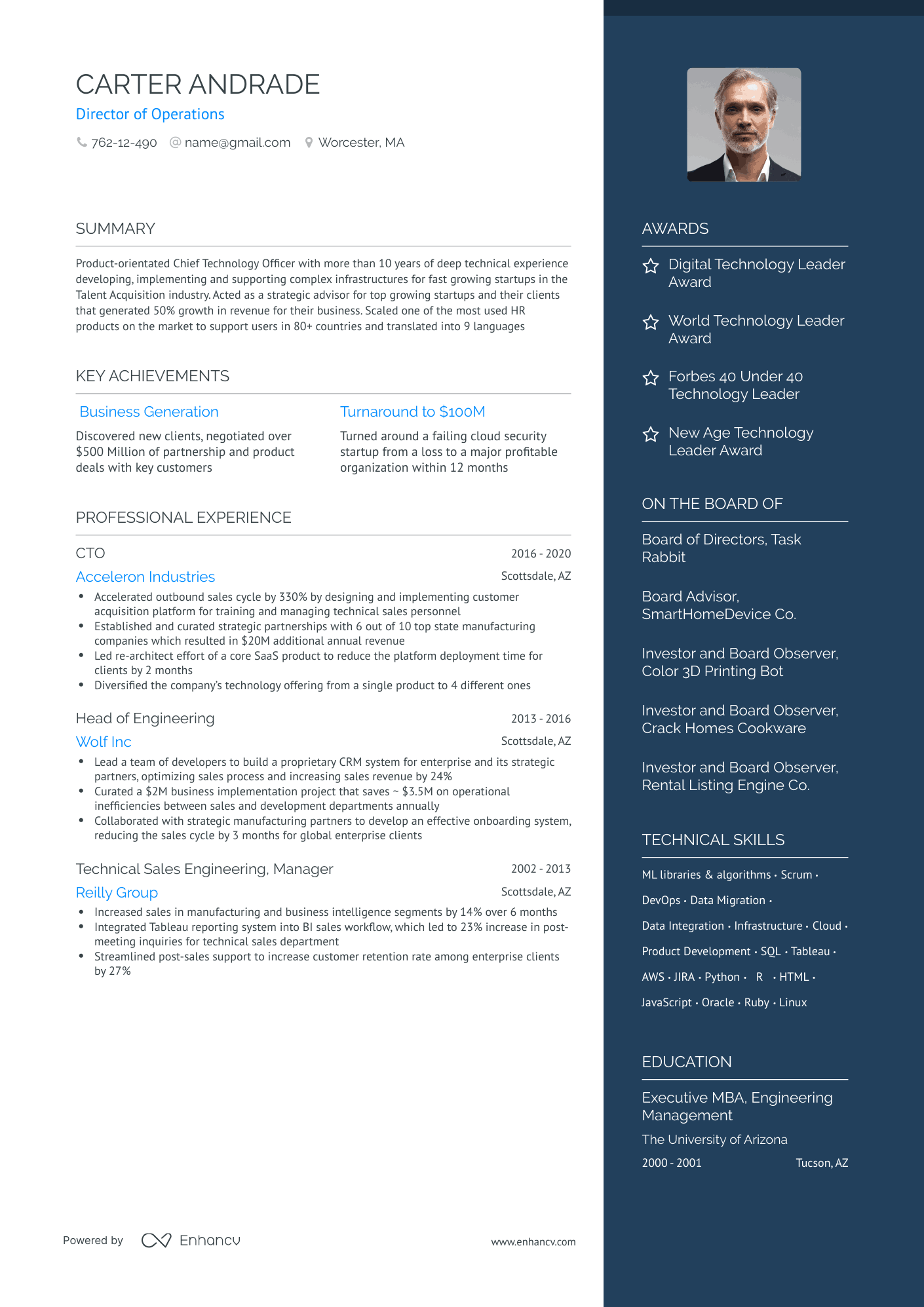 21 Operations Manager Resume Examples & Guide for 2024