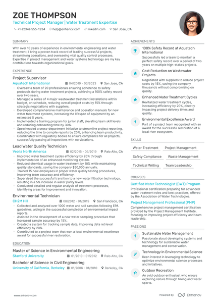 5 Environmental Consultant Resume Examples & Guide for 2024