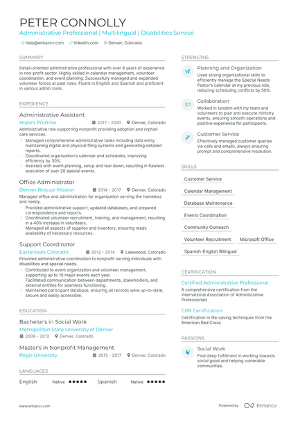5 Administrative Associate Resume Examples & Guide for 2025