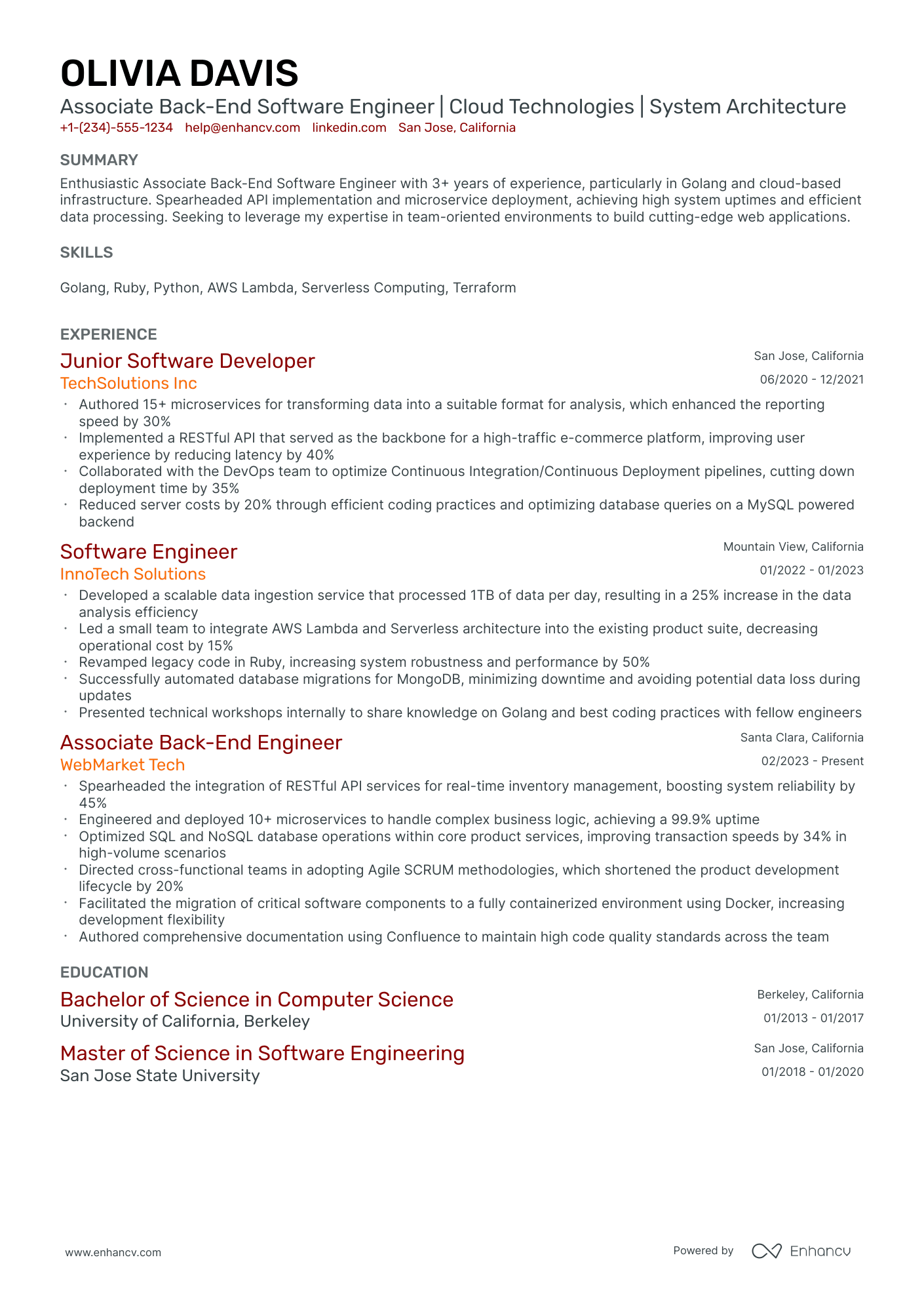 10 Associate Software Engineer Resume Examples, Templates & Guide for 2025