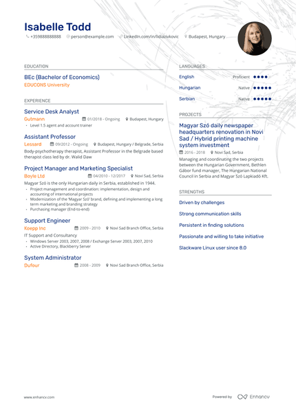 5 IT Support Resume Examples & Guide for 2023