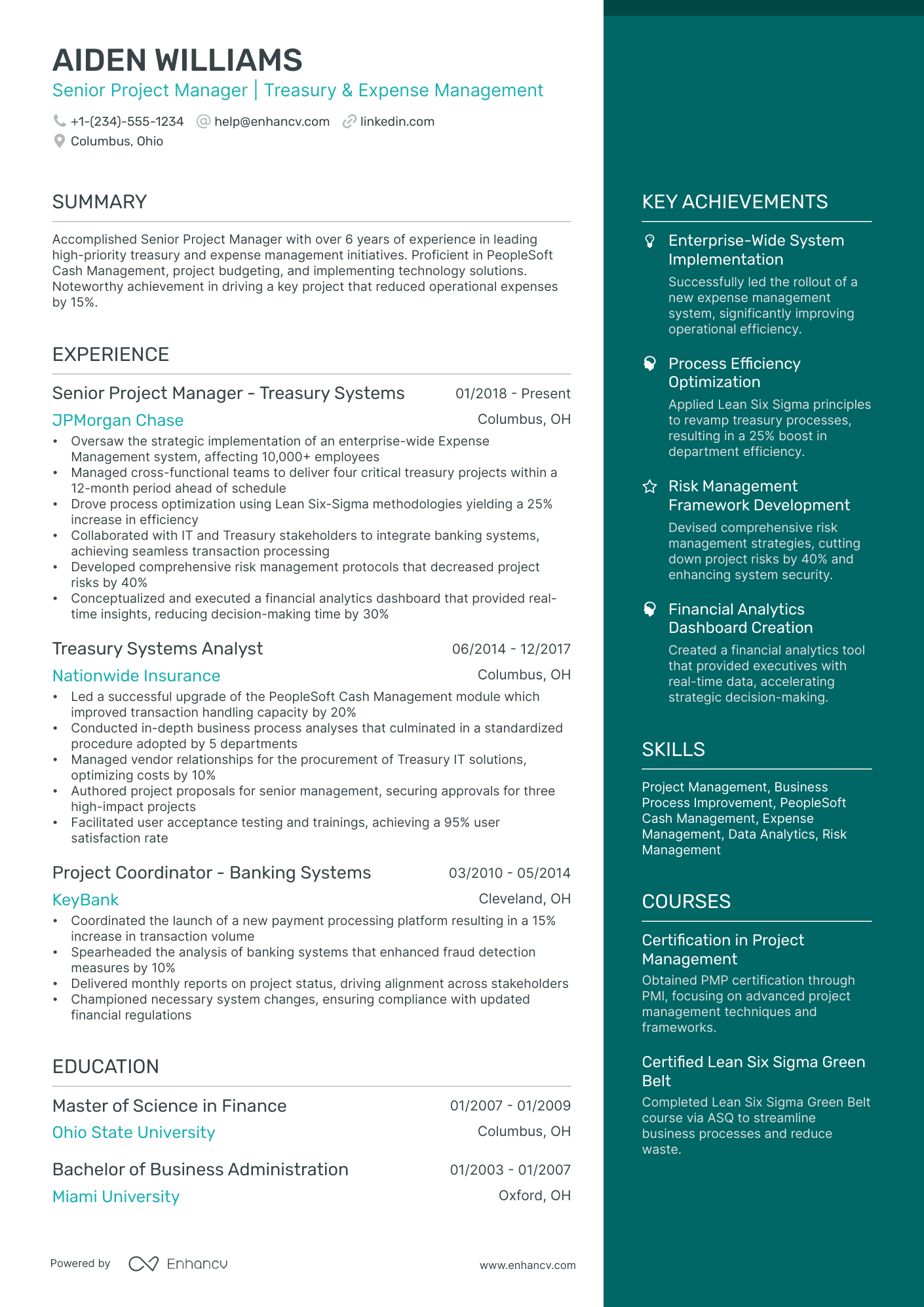 10 Business Project Manager Resume Examples & Guide for 2026