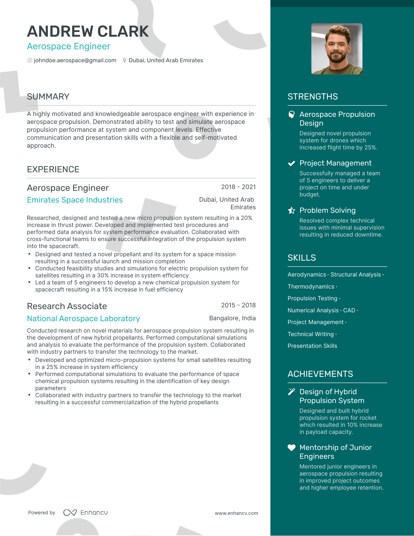 5 Aerospace Engineering Resume Examples & Guide for 2023