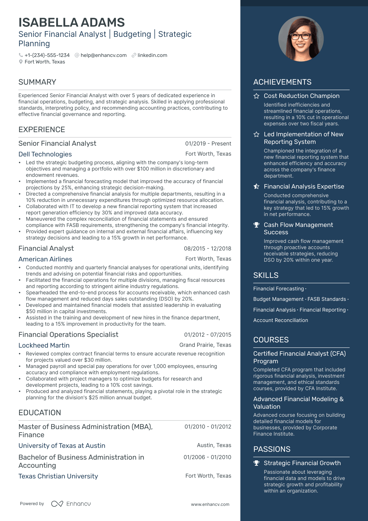 5 Financial Administrator Resume Examples & Guide for 2024