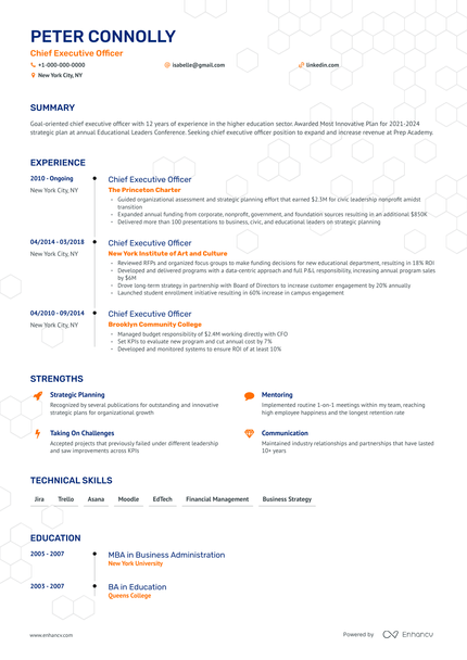 17 Executive Resume Examples & Guide for 2024