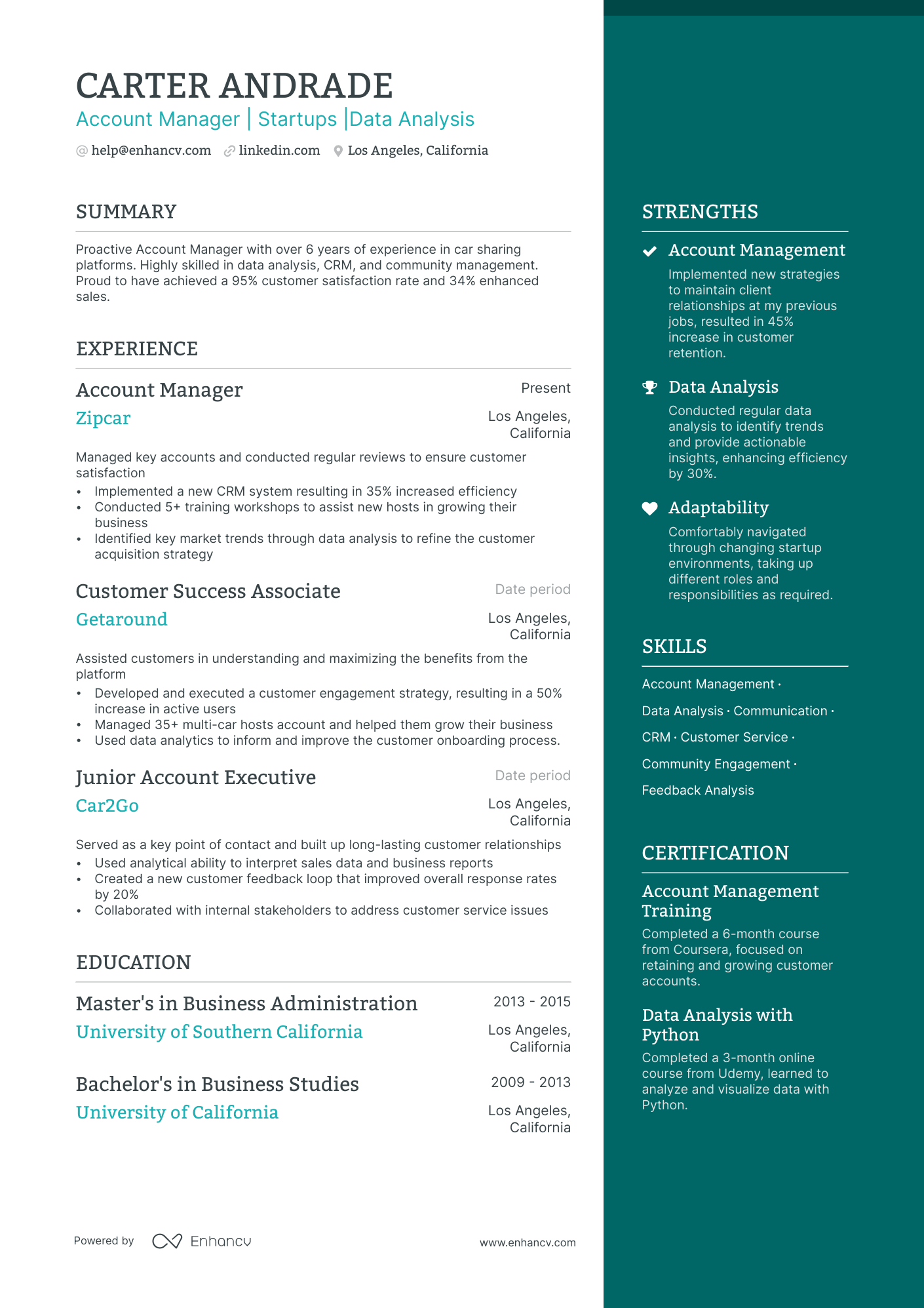 5 Customer Success Associate Resume Examples & Guide for 2024