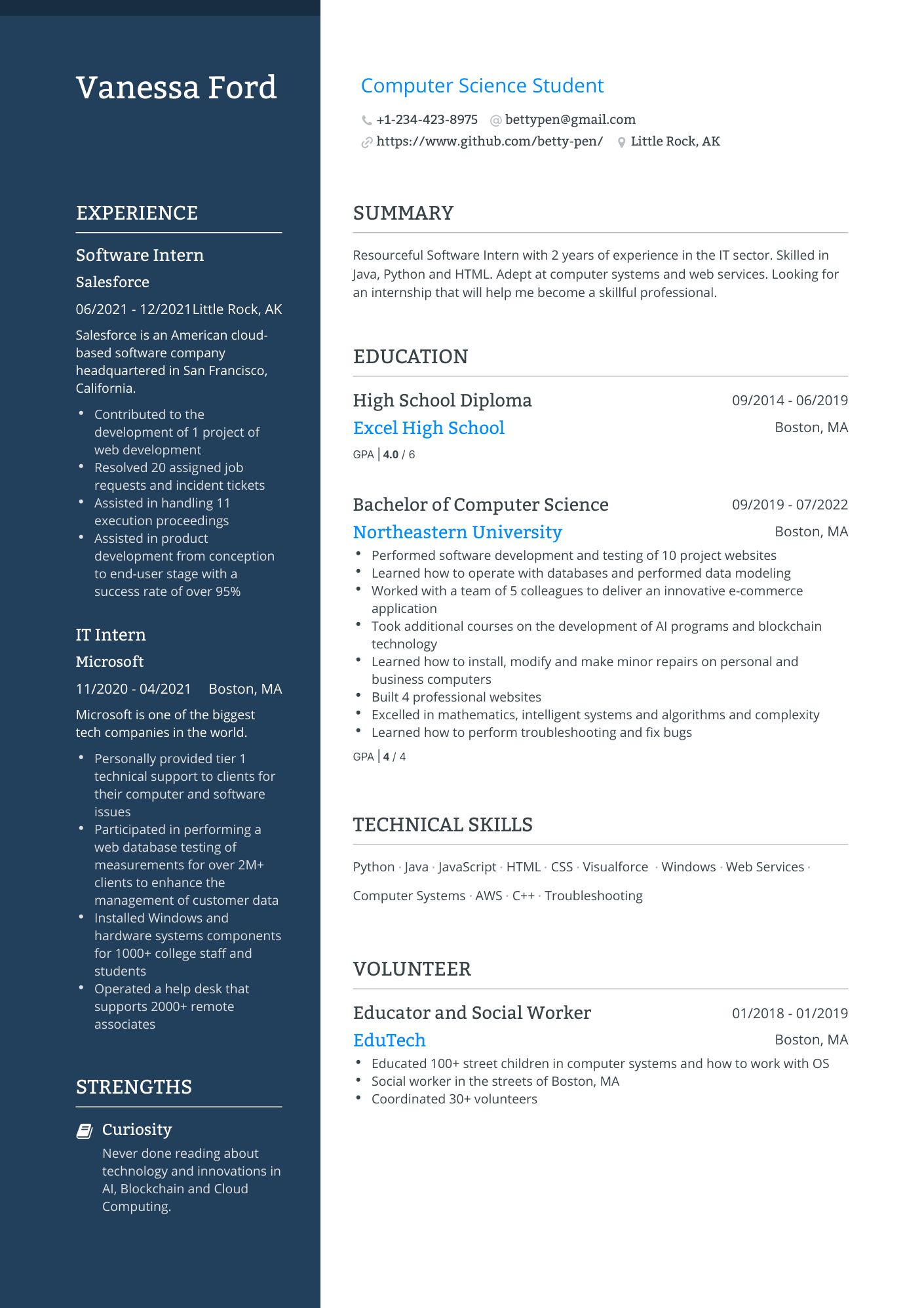 8 College Resume Examples & Guide for 2024