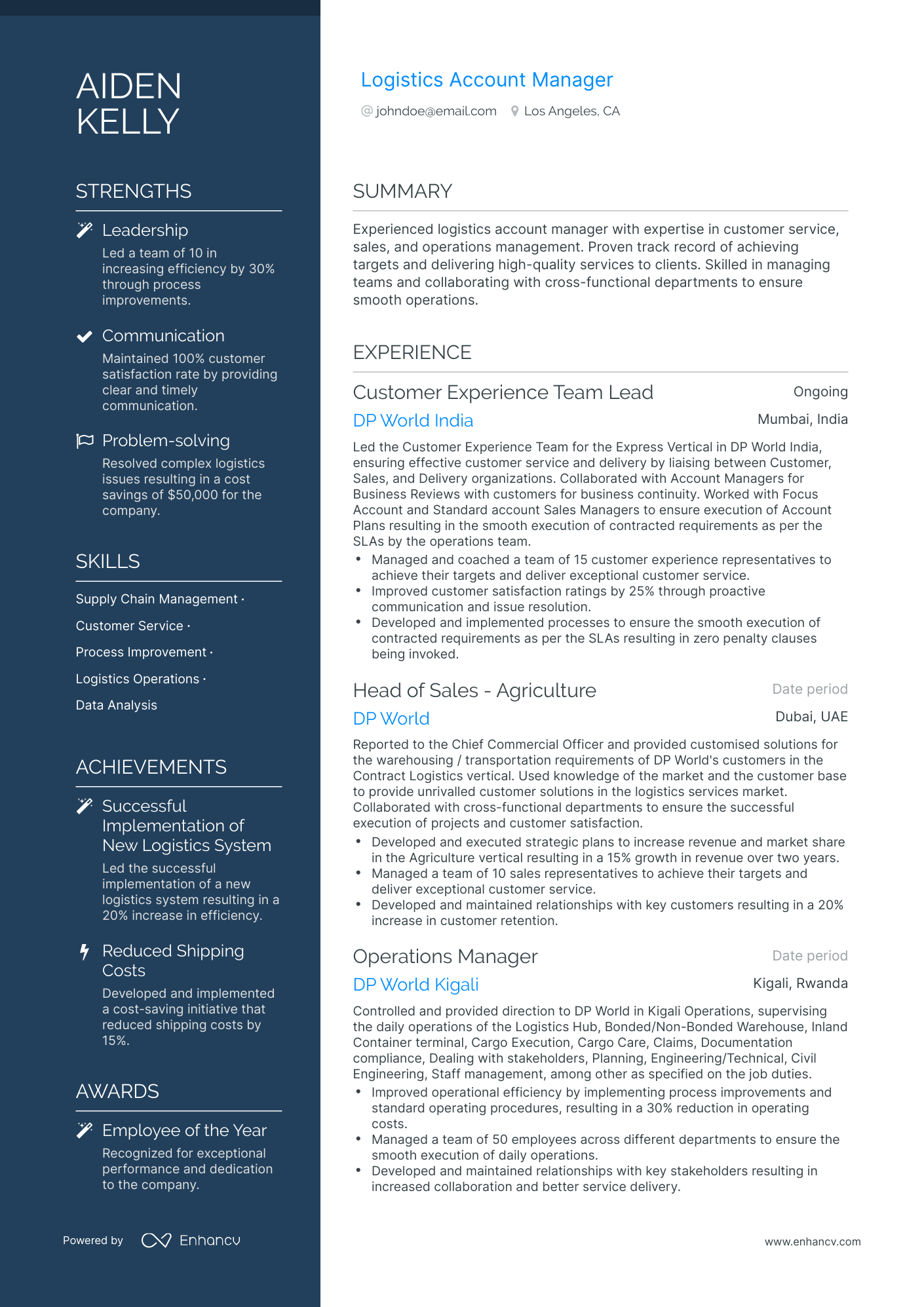 21 Account Manager Resume Examples & Guide for 2024