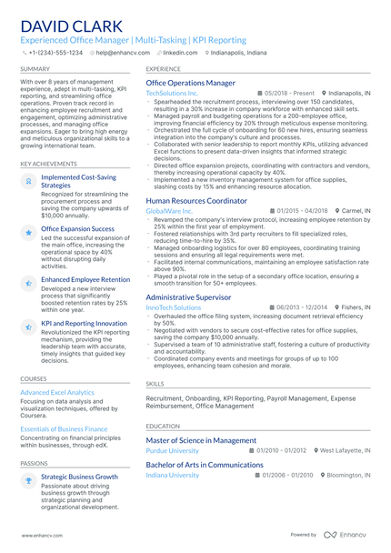 10 Business Operations Manager Resume Examples & Guide for 2026
