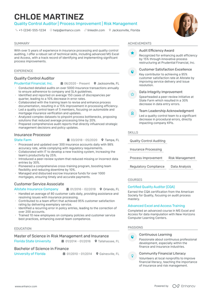 5 Quality Control Specialist Resume Examples & Guide for 2024