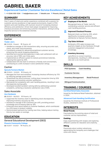 14 Walmart Resume Examples & Guide for 2026