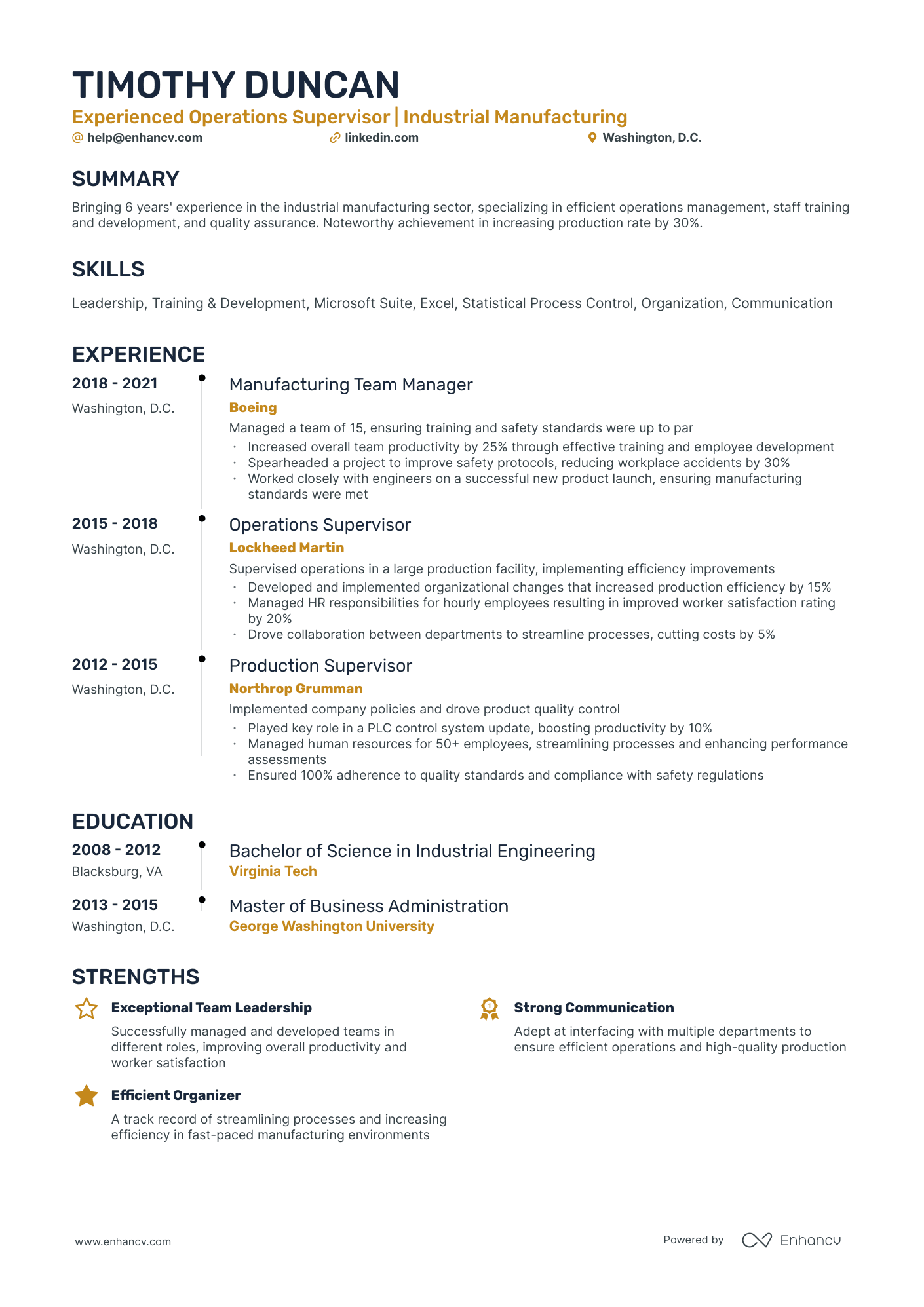 10 Operations Supervisor Resume Examples & Guide for 2026
