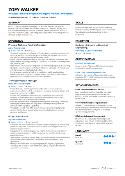 17 Program Manager Resume Examples & Guide for 2026