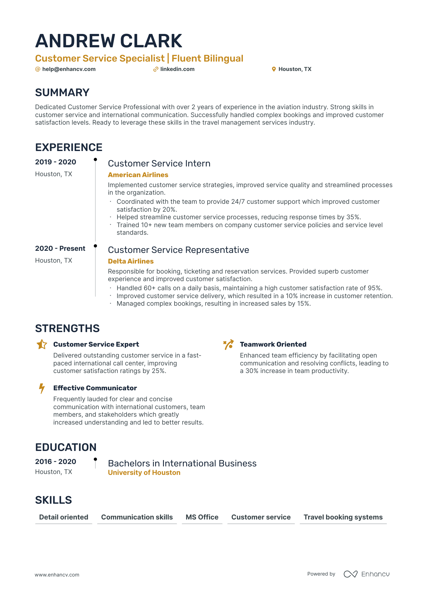 5 Entry-level Customer Service Resume Examples & Guide for 2024