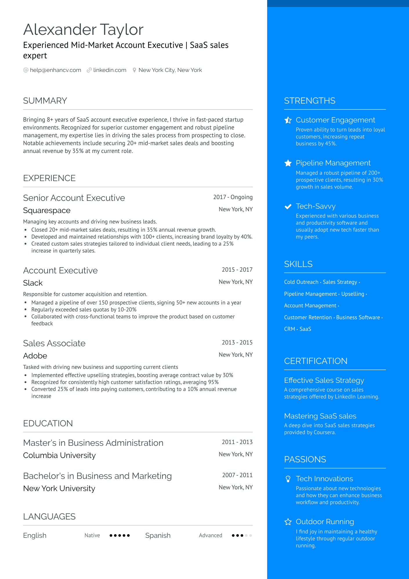 12 Account Executive Resume Examples & Guide for 2024