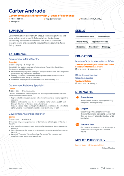 5 Government Resume Examples & Guide for 2024