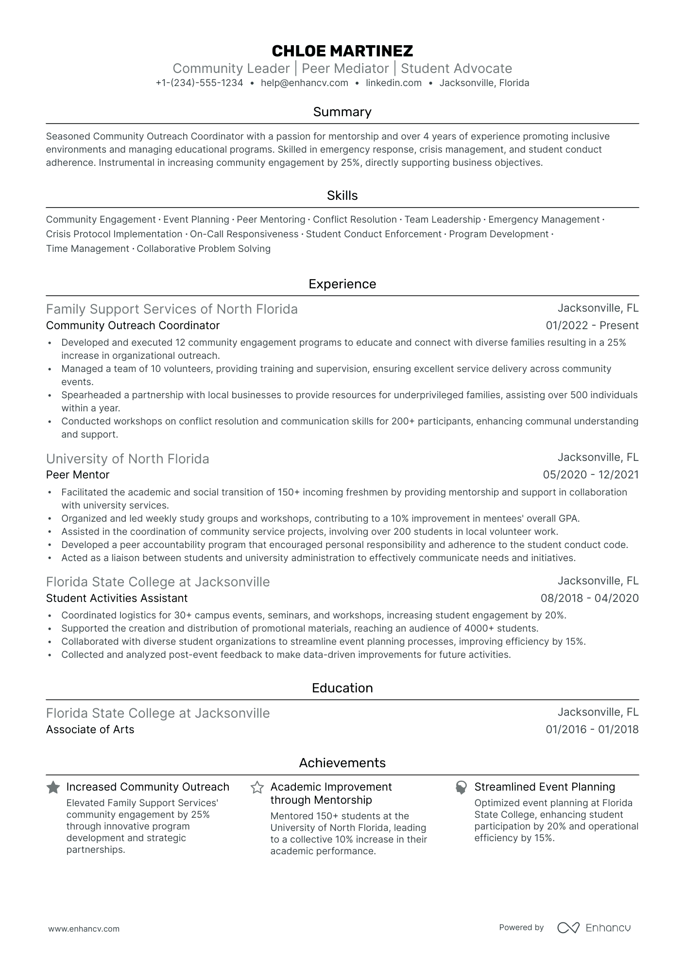 5 Resident Assistant Resume Examples & Guide for 2024