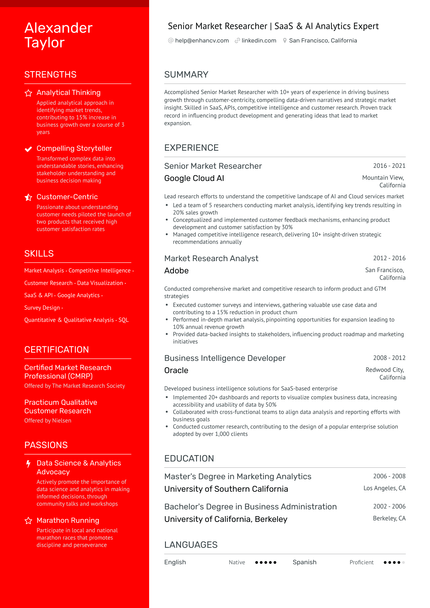 13 Researcher Resume Examples & Guide for 2024